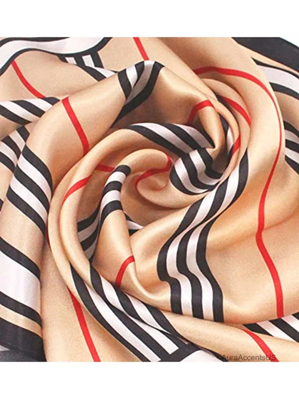 100% Mulberry Silk Square Scarf - 21